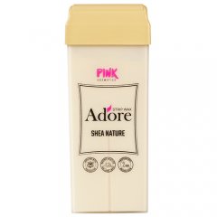 Adore Strip Wax Shea Nature Roll-on mit Shea Butter von Pink Cosmetics
