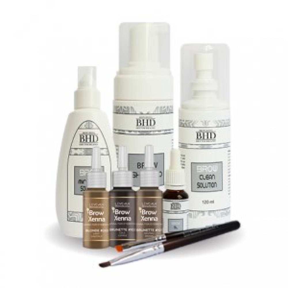 Das Brow Henna Starterset mit 3 Farben und Zubehör ab s