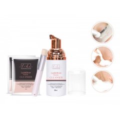 Cleanser Sachet + Schaumspender + Pinsel von Brow Henna Deutschland