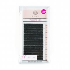 Double Line Lashes - Black Matt C + CC + D-Curl 0,07