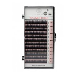 GL Volume HD Silk lashes, D-Curl, schwarz
