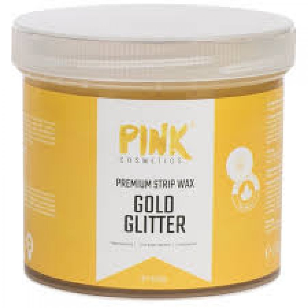 Gold Glitter Strip Wax mit Teebaumöl