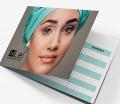 In Lei Visitenkarten f�r das Lash Lifting 