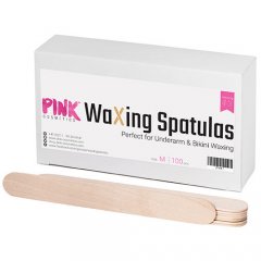 Holzspatel Medium 100Stk. - Pink Cosmetics