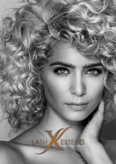 Lashextend Poster als Kundenstopper f�r Ihr Wimpernstudio