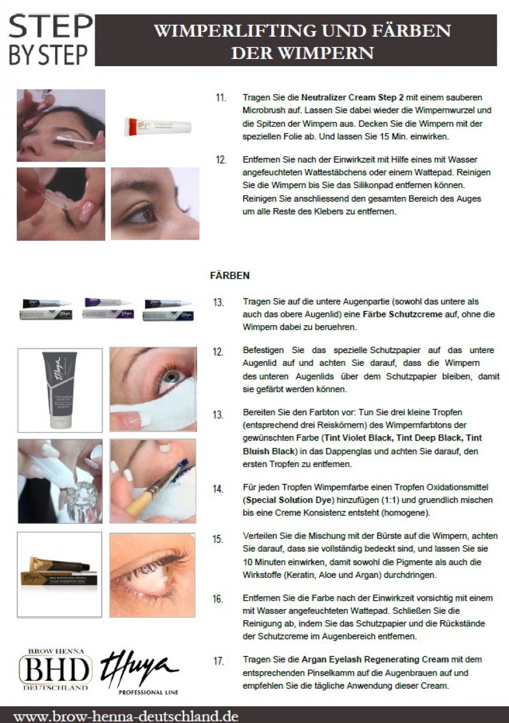 Thuya Permanent Lashlifting Gel Step 1